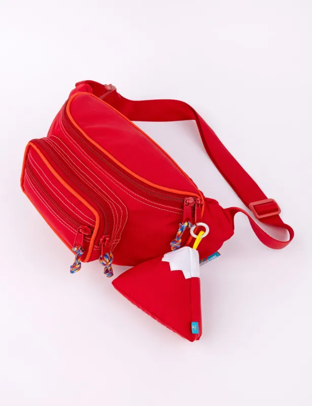 Red Fanny Pack Sling sold by Mokuyobi
