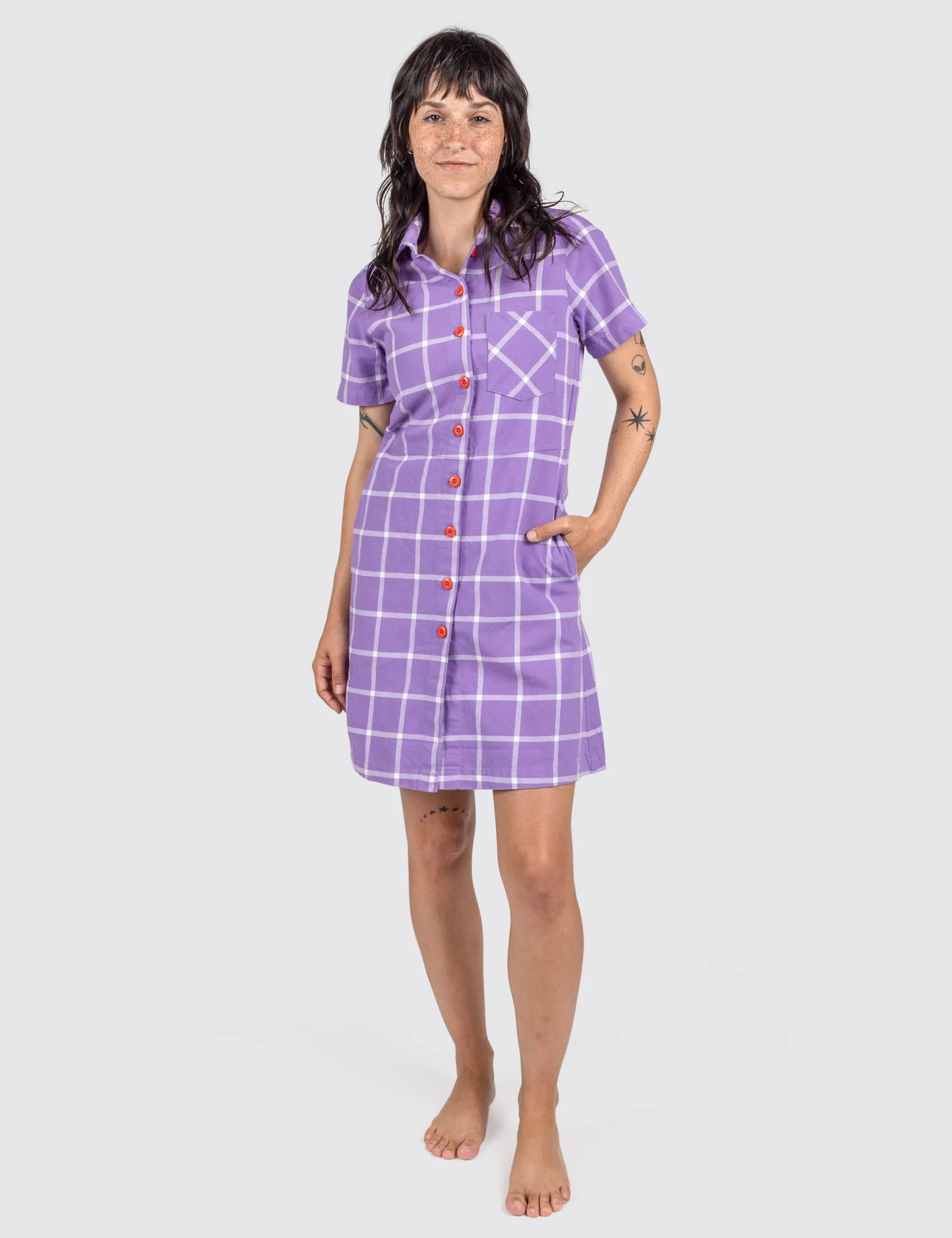 Majesty Grid Diner Dress sold by Mokuyobi