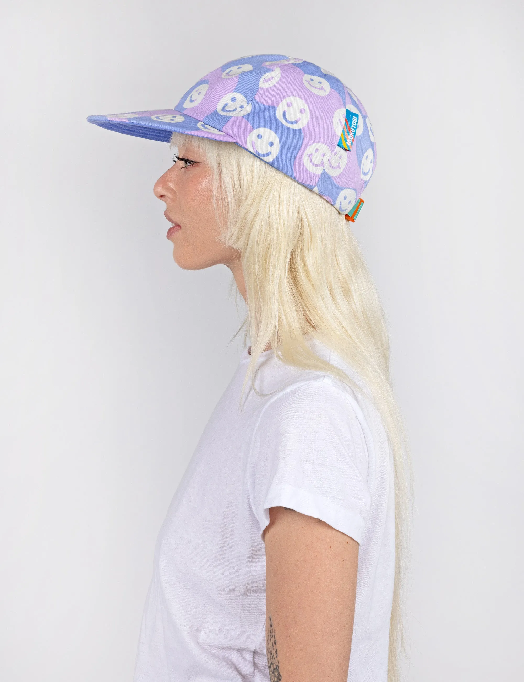Purple Smappy 6 Panel Hat sold by Mokuyobi product image thumbnail 2