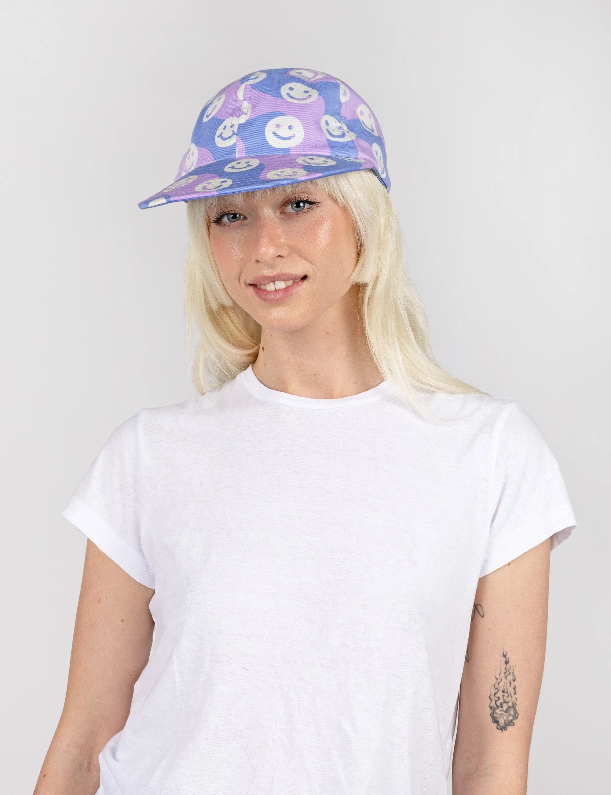 Purple Smappy 6 Panel Hat sold by Mokuyobi