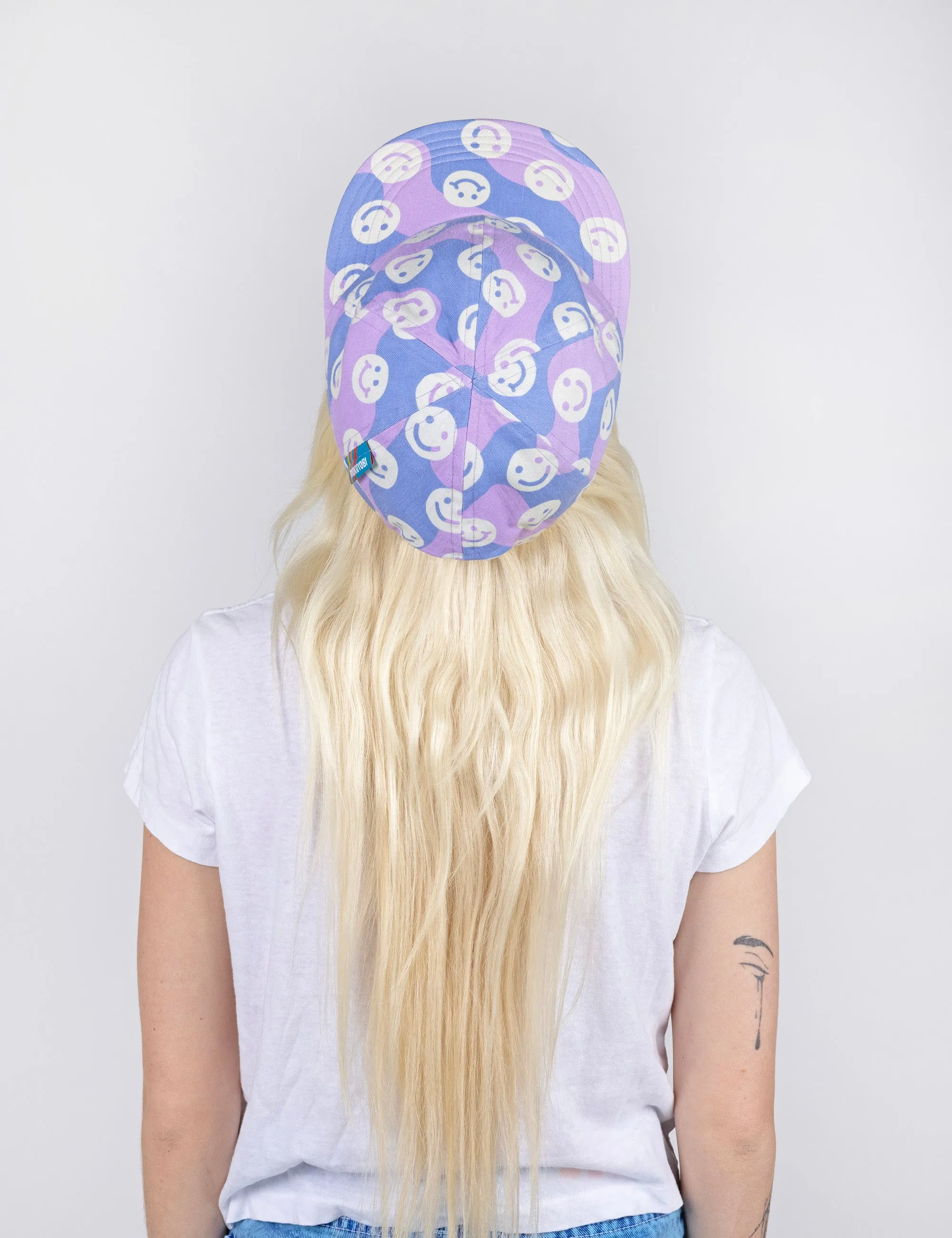 Purple Smappy 6 Panel Hat sold by Mokuyobi product image thumbnail 5