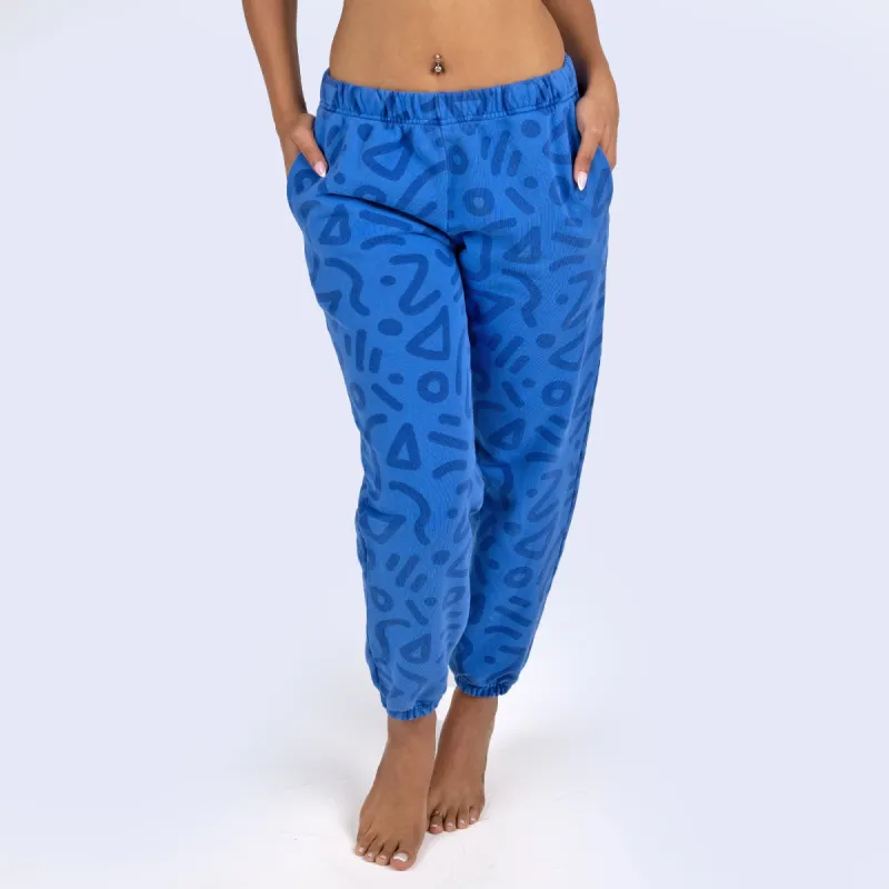 Planet Zap Sweatpants made by Mokuyobi