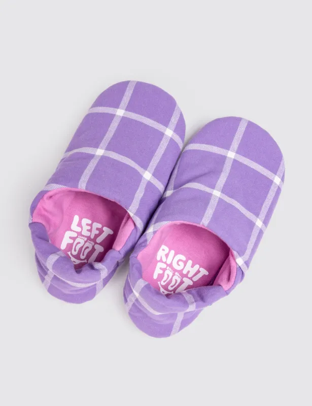 Majesty Grid Slippers sold by Mokuyobi
