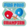Ping Pong Champion Patch sold by Mokuyobi