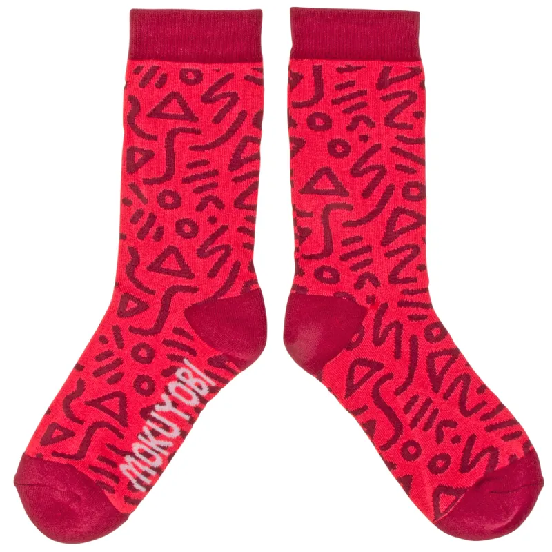Watermelon Zap Socks sold by Mokuyobi
