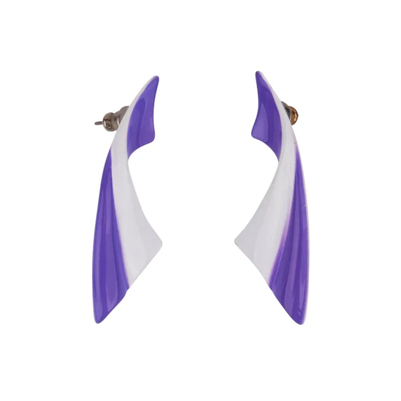 Twilight Wave Vintage Earrings sold by Mokuyobi