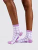 Majesty Grid Socks sold by Mokuyobi