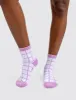 Majesty Grid Socks sold by Mokuyobi