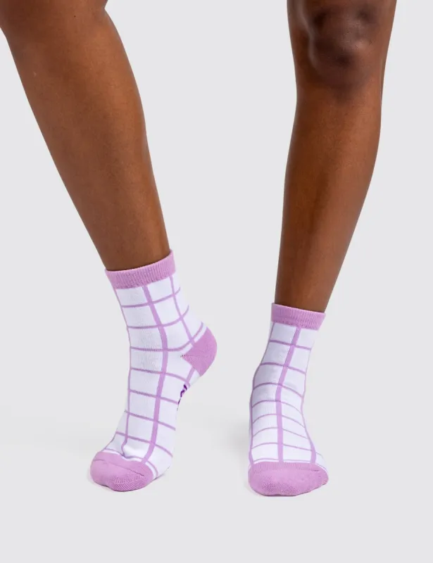 Majesty Grid Socks sold by Mokuyobi