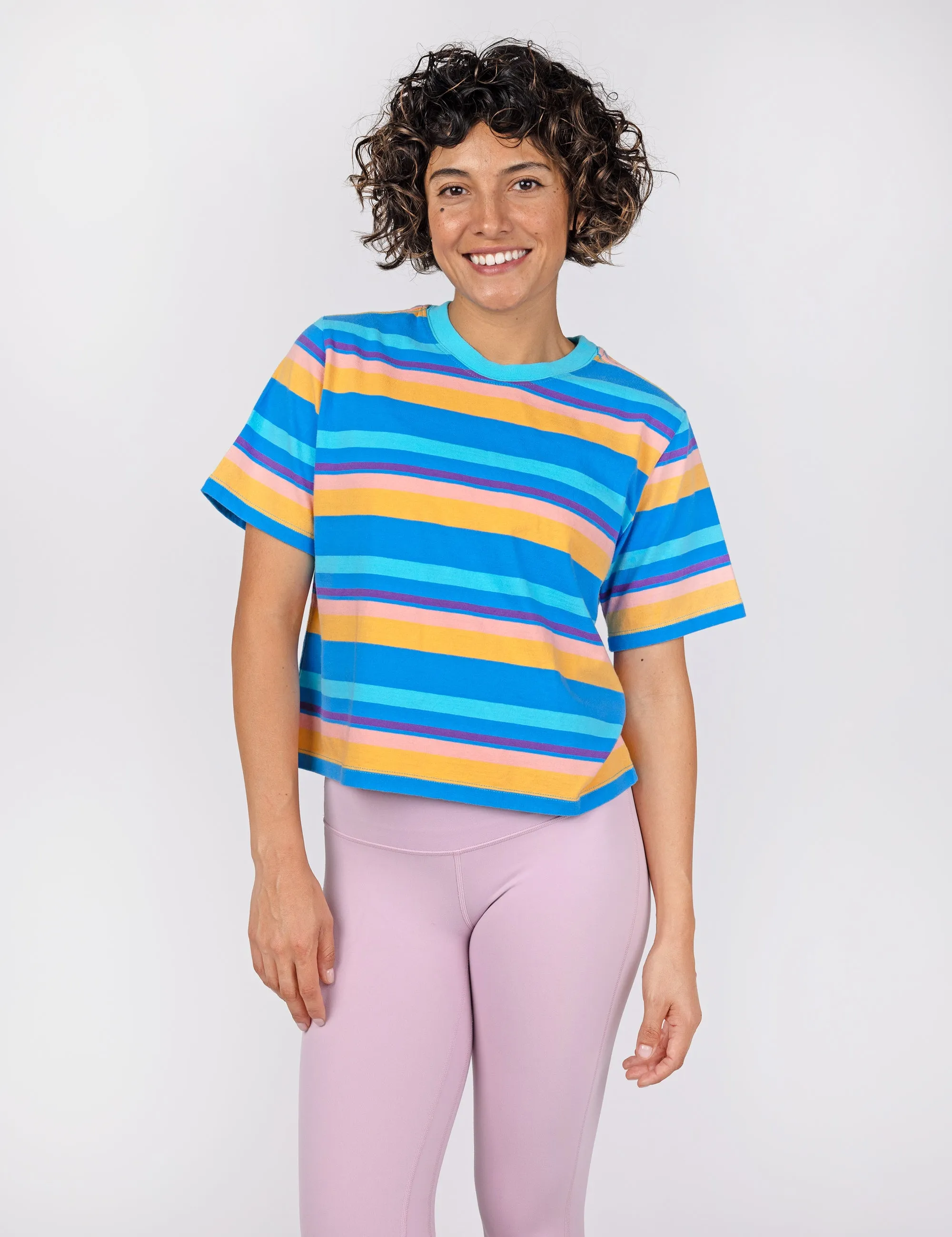 Pinwheel Crop Tee sold by Mokuyobi