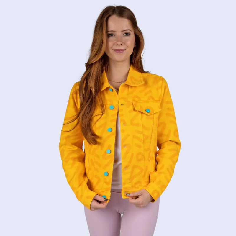 Sunshine Zap Denim Jacket sold by Mokuyobi