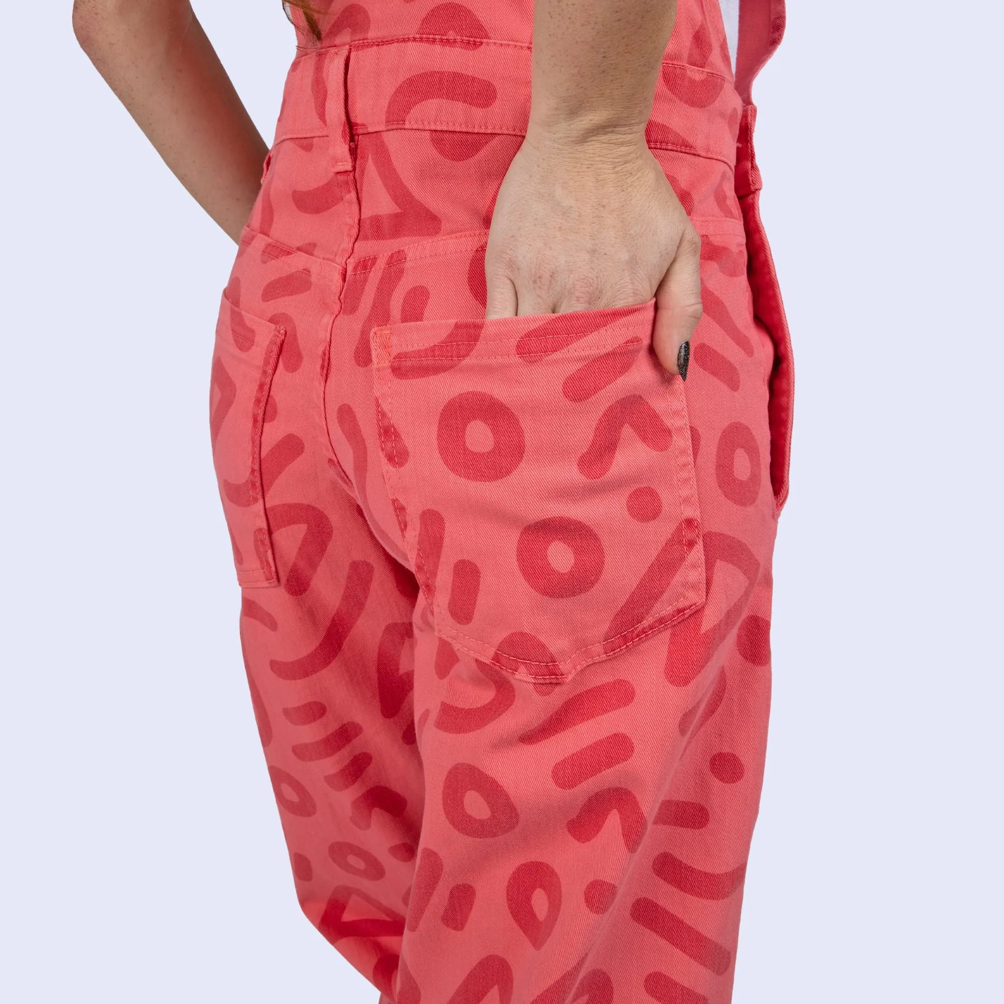 Watermelon Zap Overalls sold by Mokuyobi product image thumbnail 4