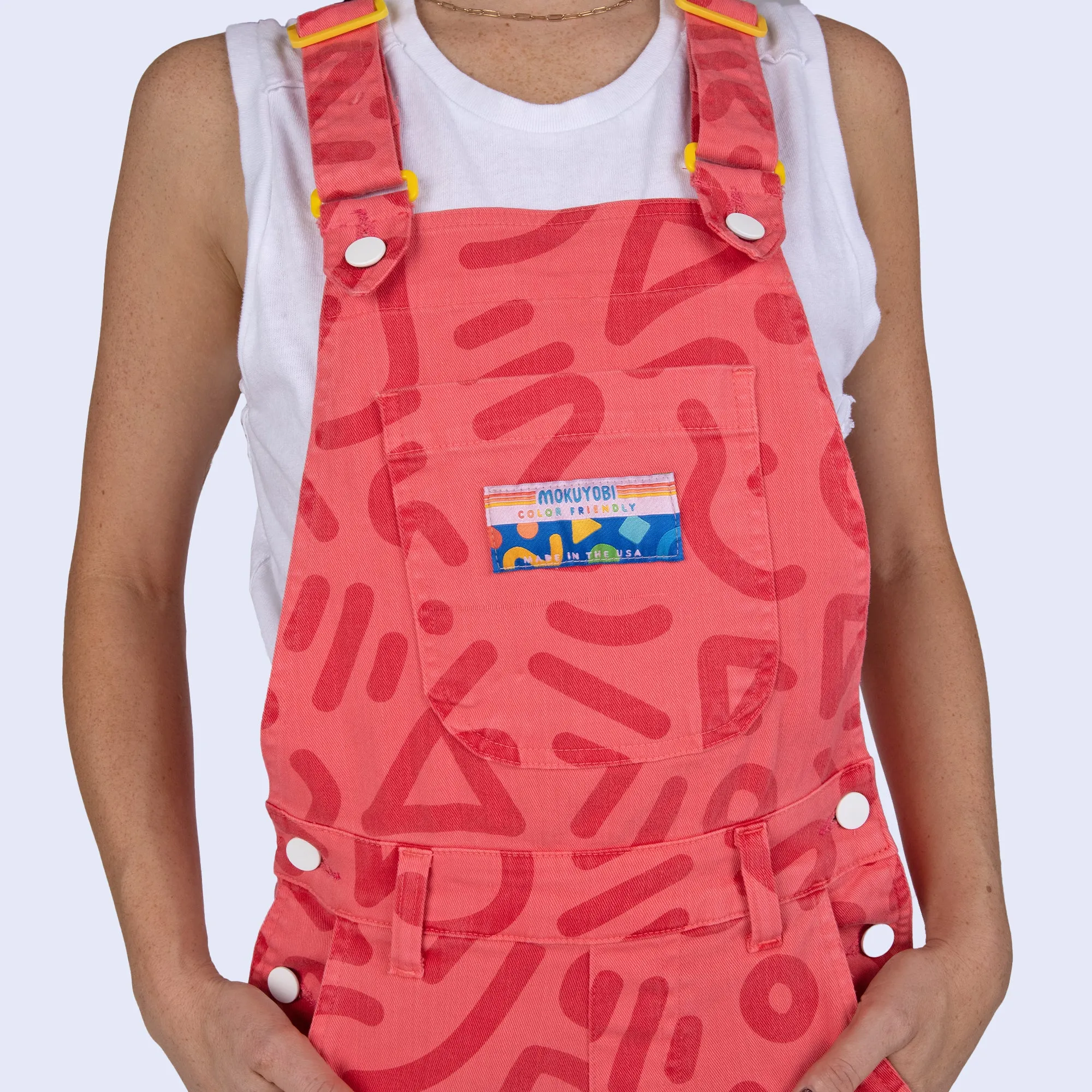 Watermelon Zap Overalls sold by Mokuyobi product image thumbnail 5