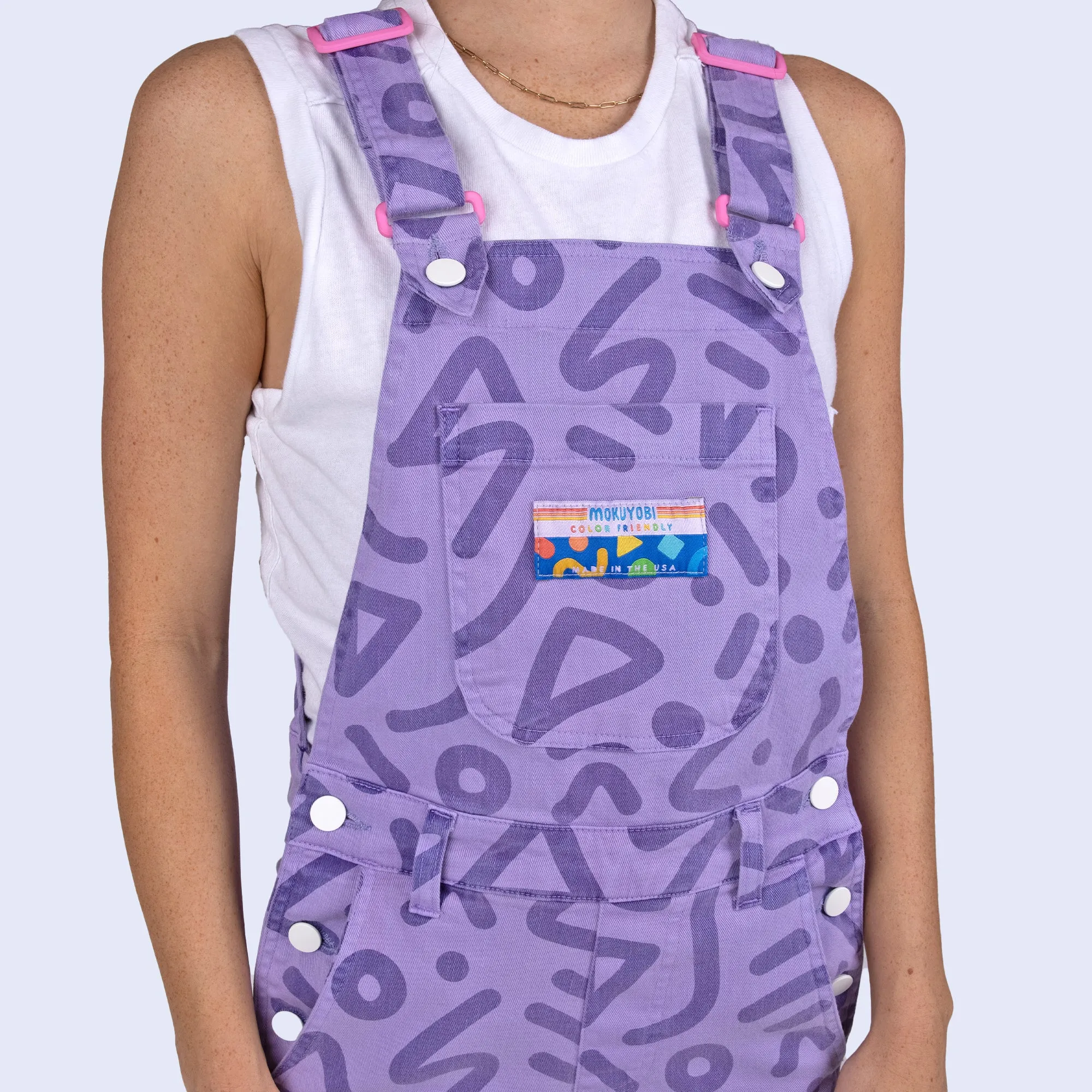 Grape Jelly Zap Overalls sold by Mokuyobi product image thumbnail 5