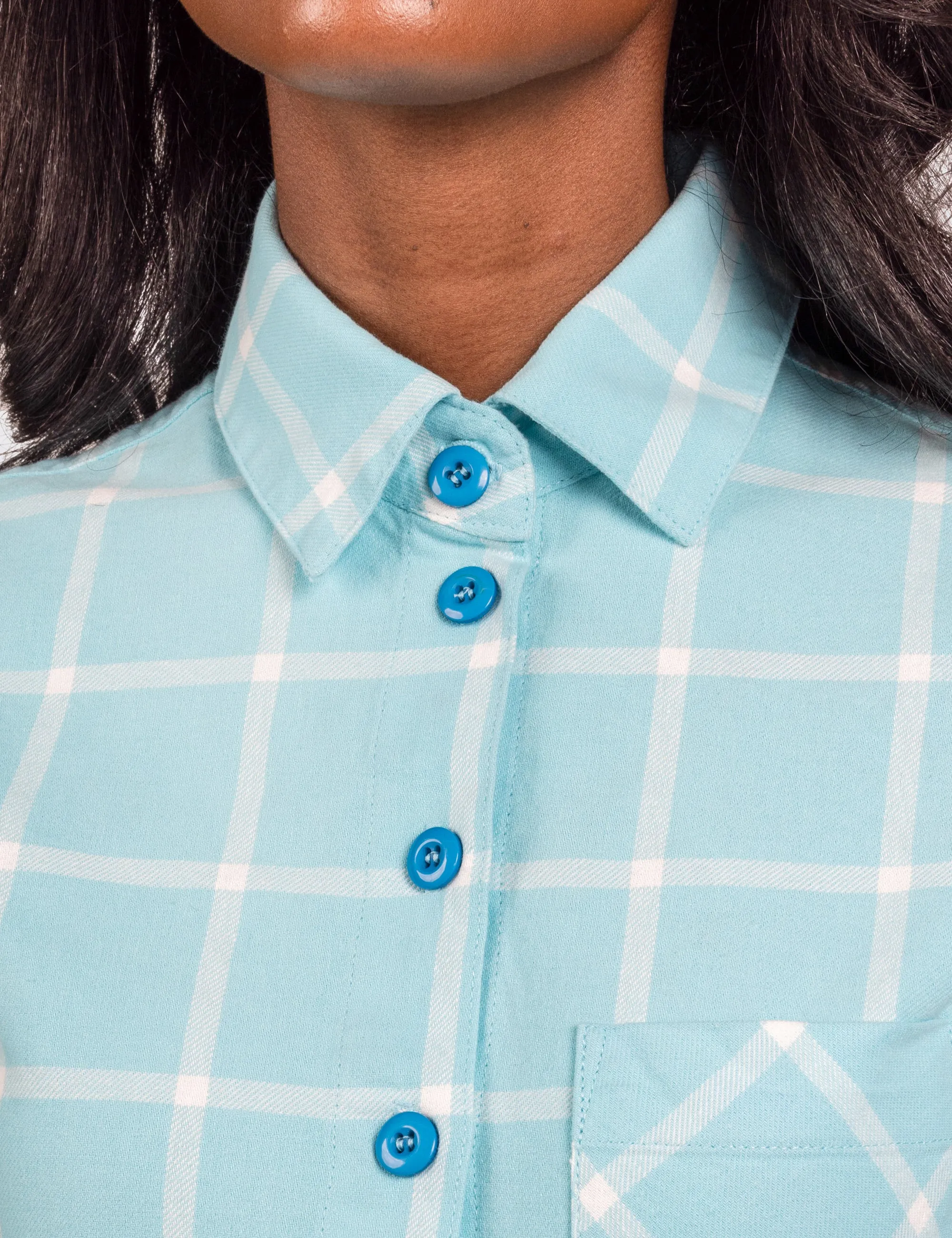 Sky Grid Diner Dress sold by Mokuyobi product image thumbnail 5