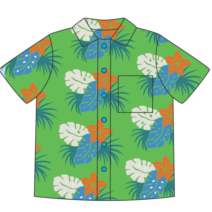 Tropic Flora Tropical Button Up sold by Mokuyobi
