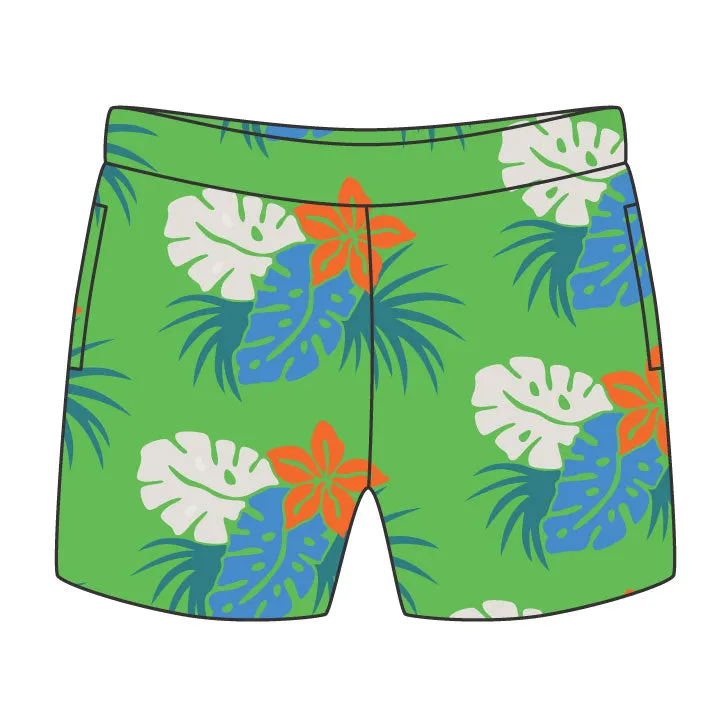 Tropic Flora Shorts sold by Mokuyobi