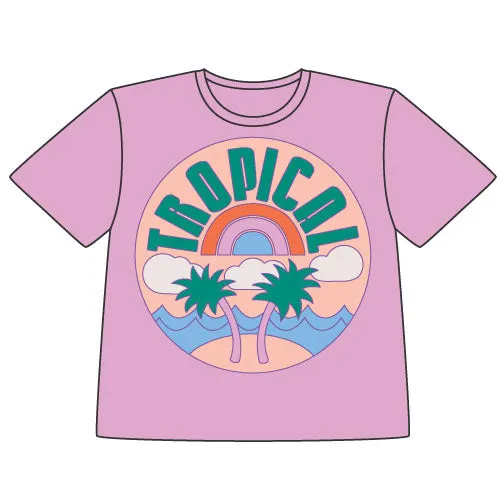 Tropical Beach Tee sold by Mokuyobi