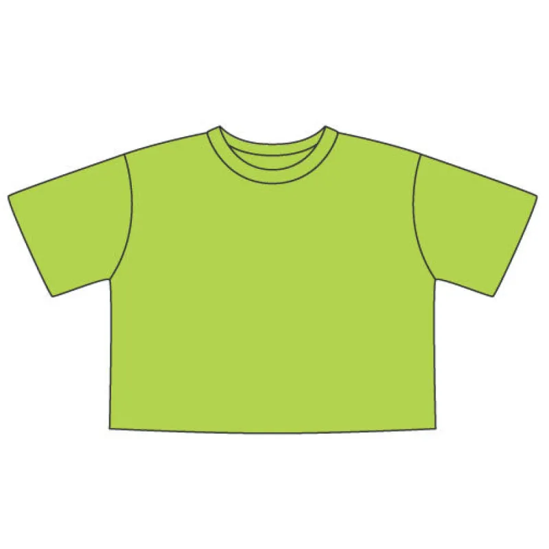 Chartreuse Popcorn Tee sold by Mokuyobi