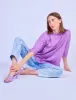 Plum Dolman Tee sold by Mokuyobi