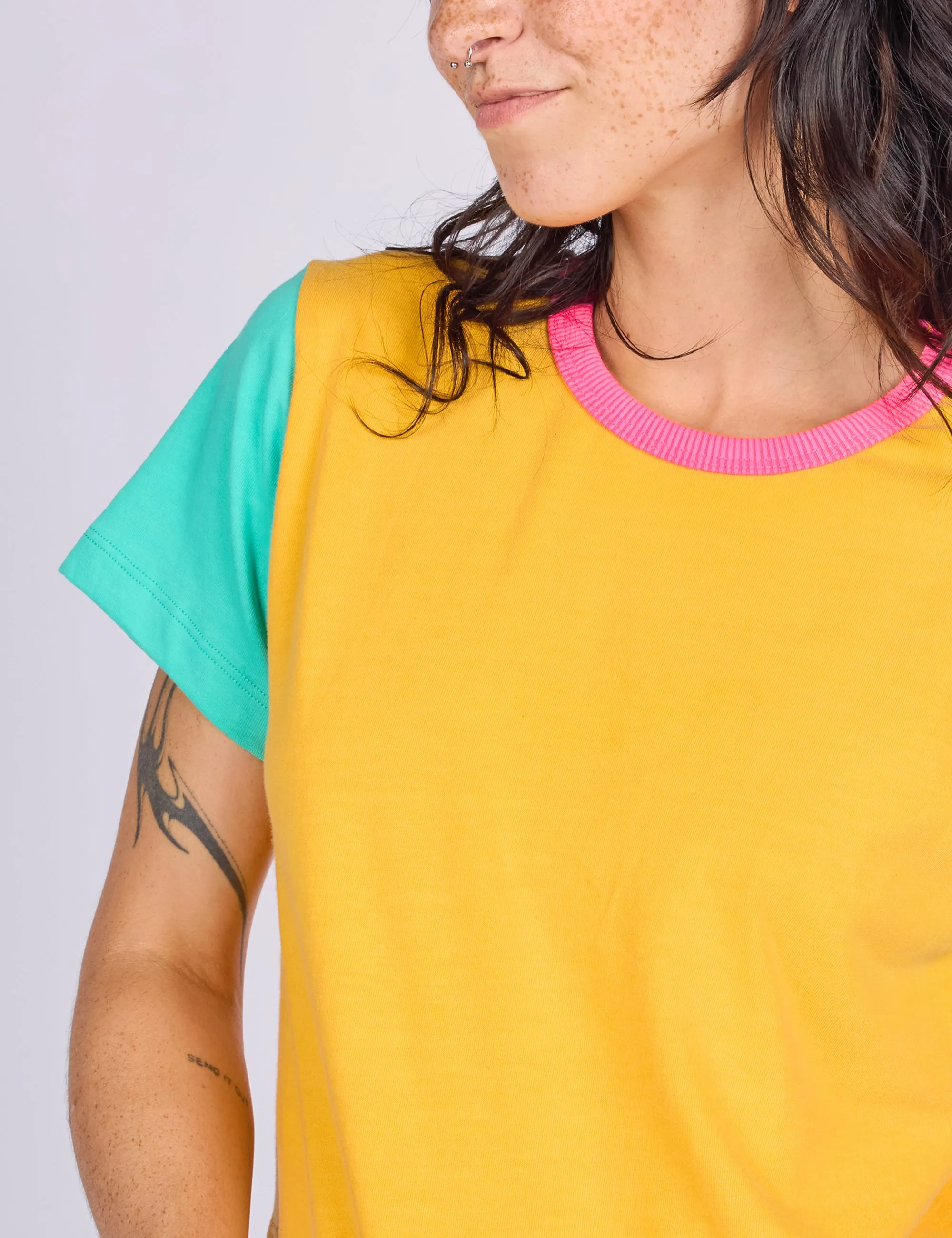Zinnia Double Hem Tee sold by Mokuyobi product image thumbnail 5