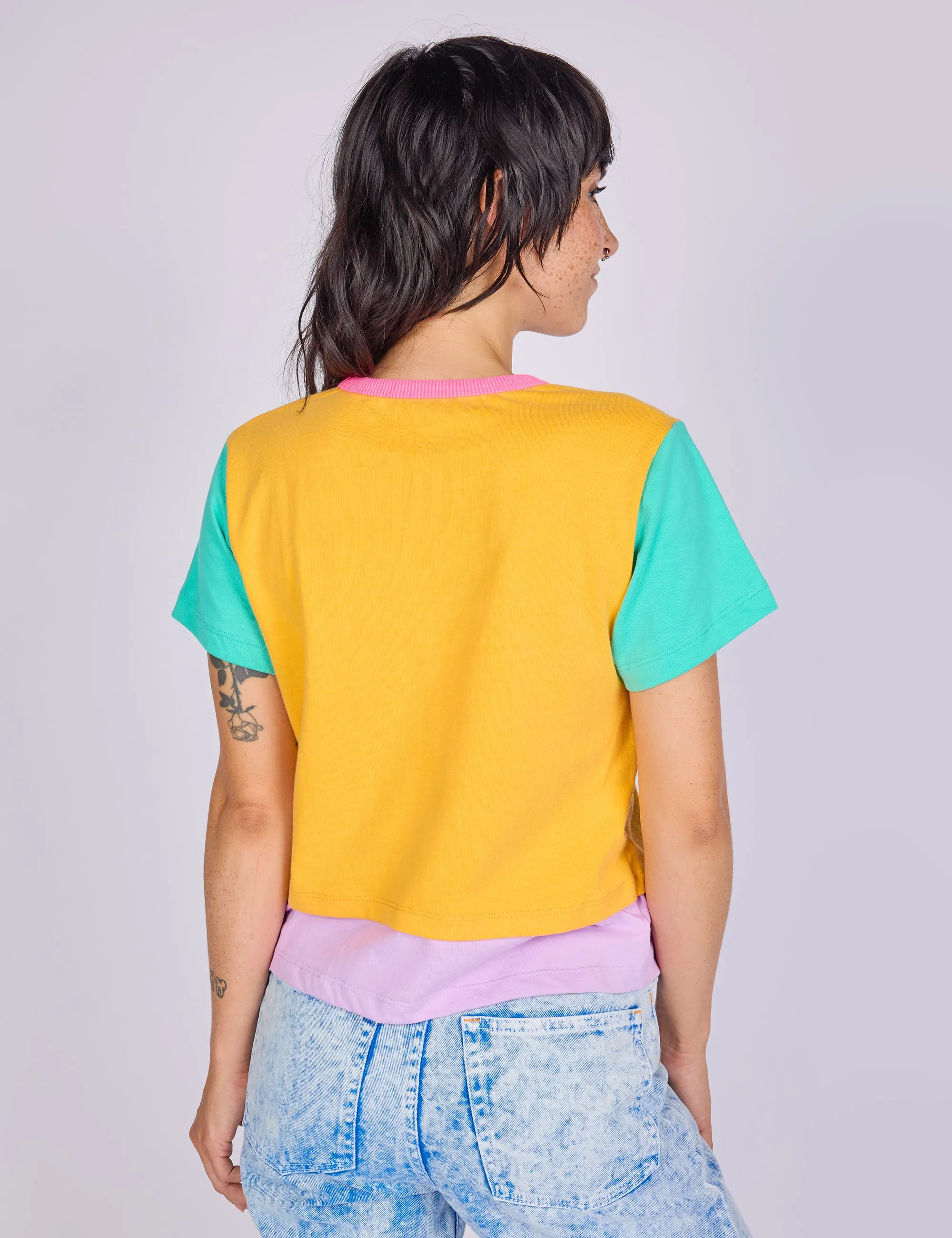 Zinnia Double Hem Tee sold by Mokuyobi product image thumbnail 3