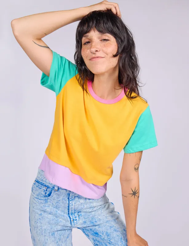 Zinnia Double Hem Tee sold by Mokuyobi