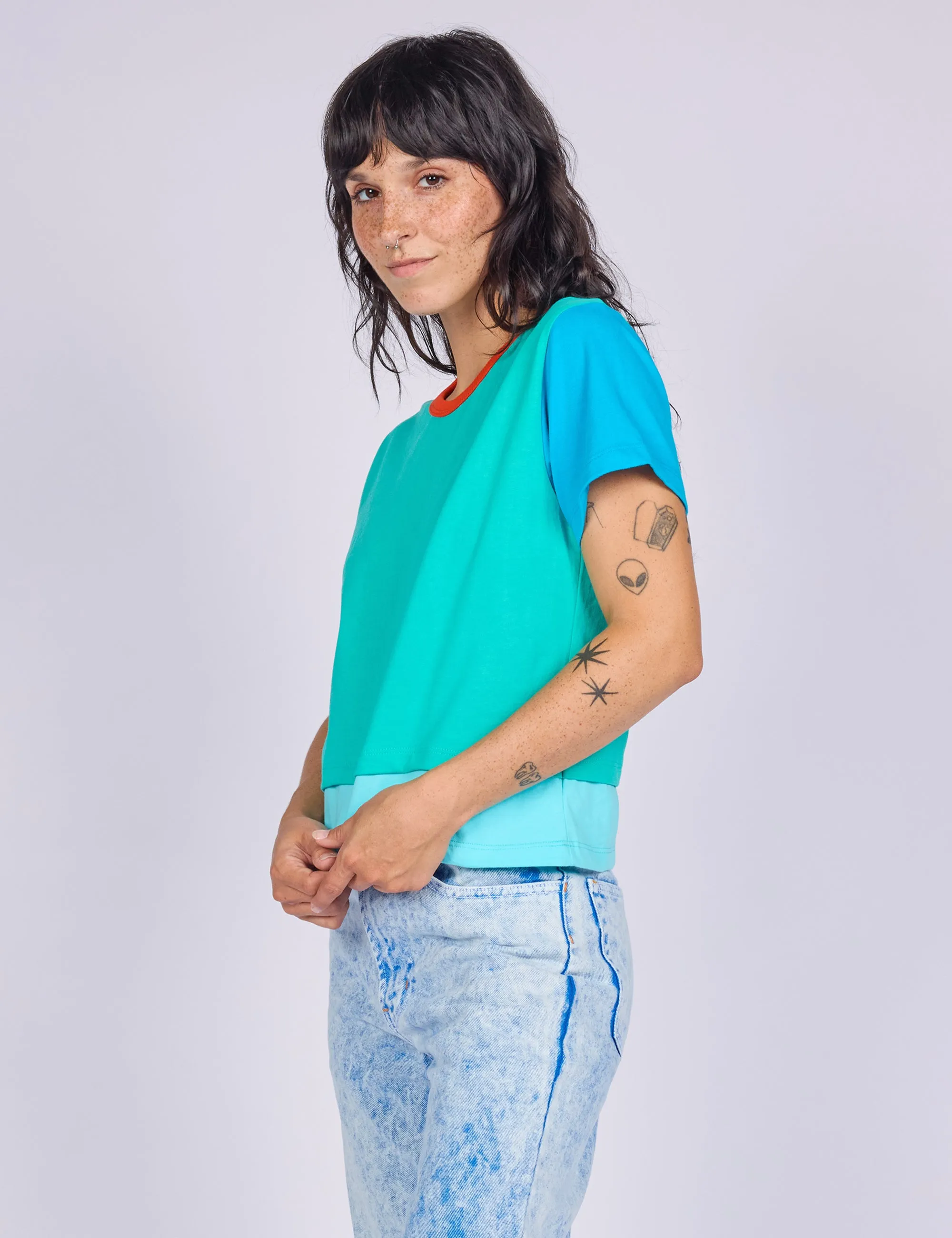 Keel Double Hem Tee sold by Mokuyobi product image thumbnail 3