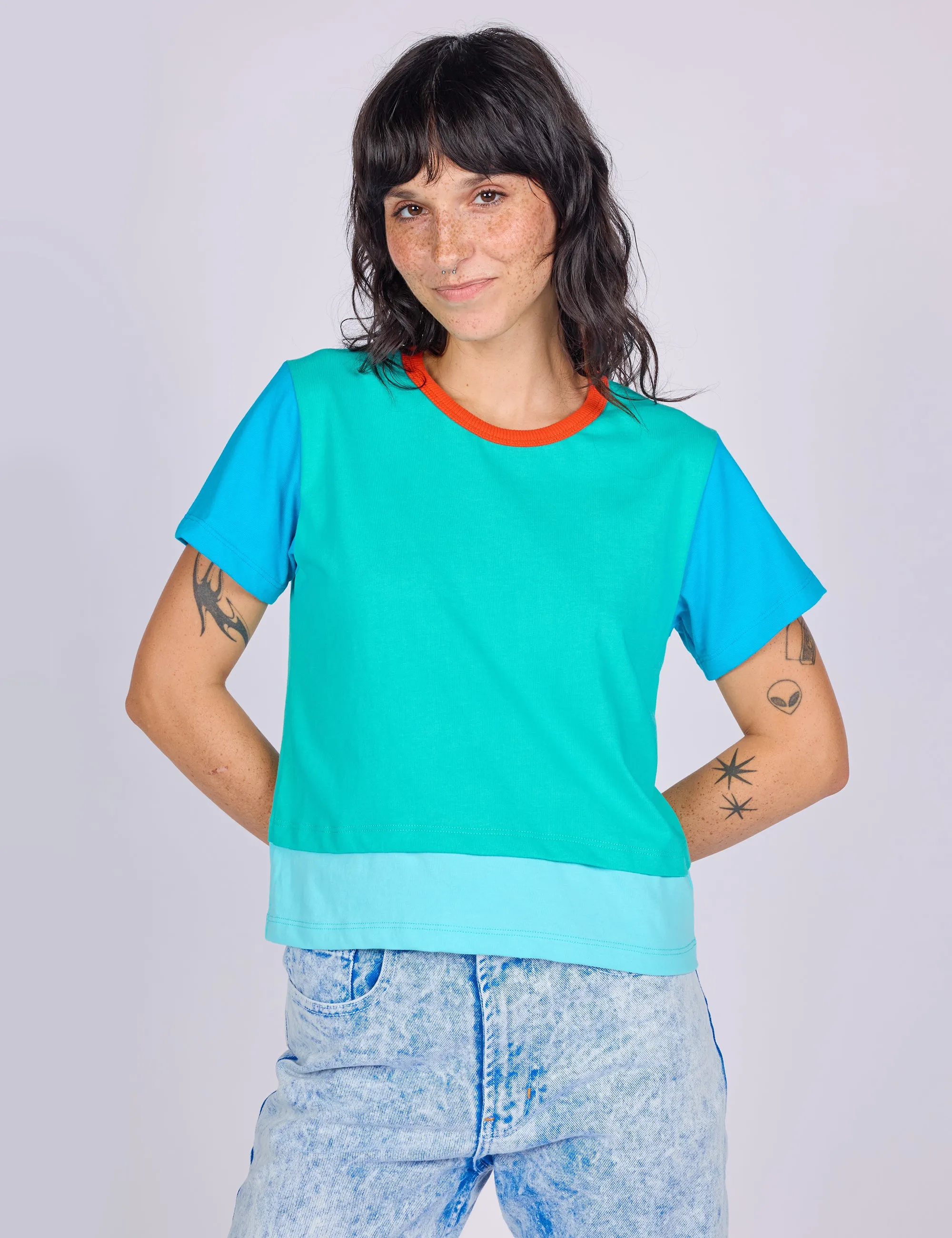Keel Double Hem Tee sold by Mokuyobi