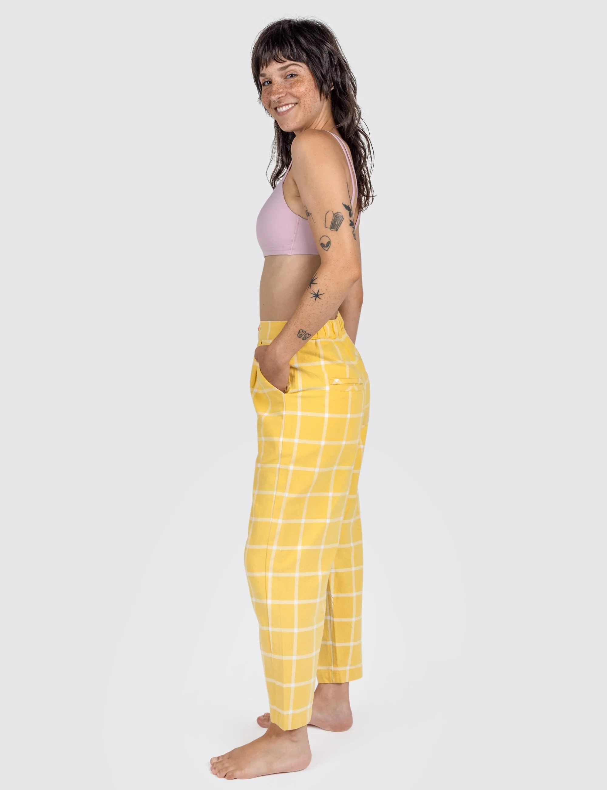 Banana Grid Hillcrest Pants sold by Mokuyobi product image thumbnail 2