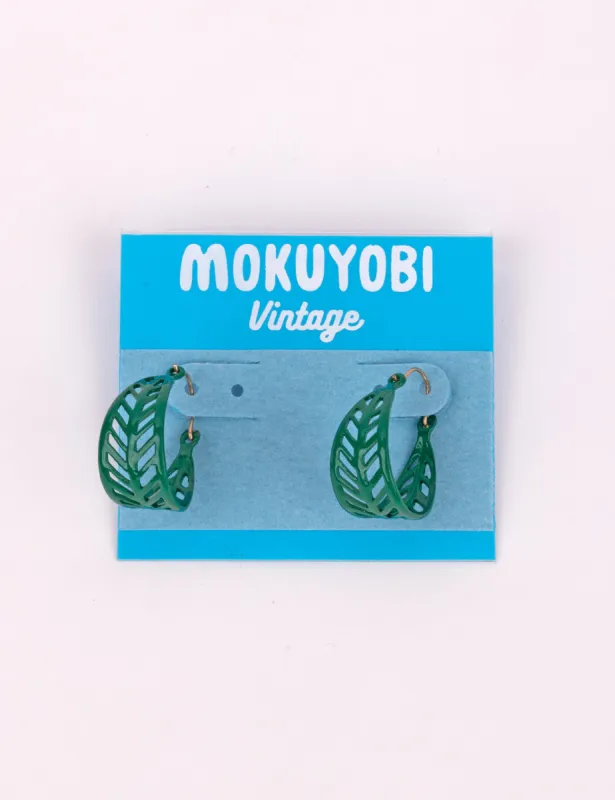 Forest Leaf Vintage Earrings sold by Mokuyobi