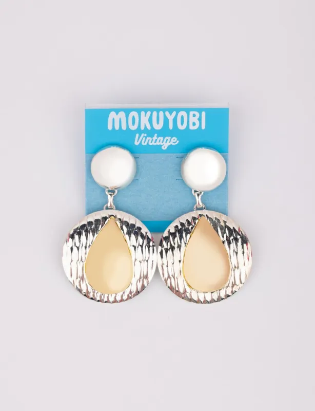 Mirror Ball Vintage Earrings sold by Mokuyobi