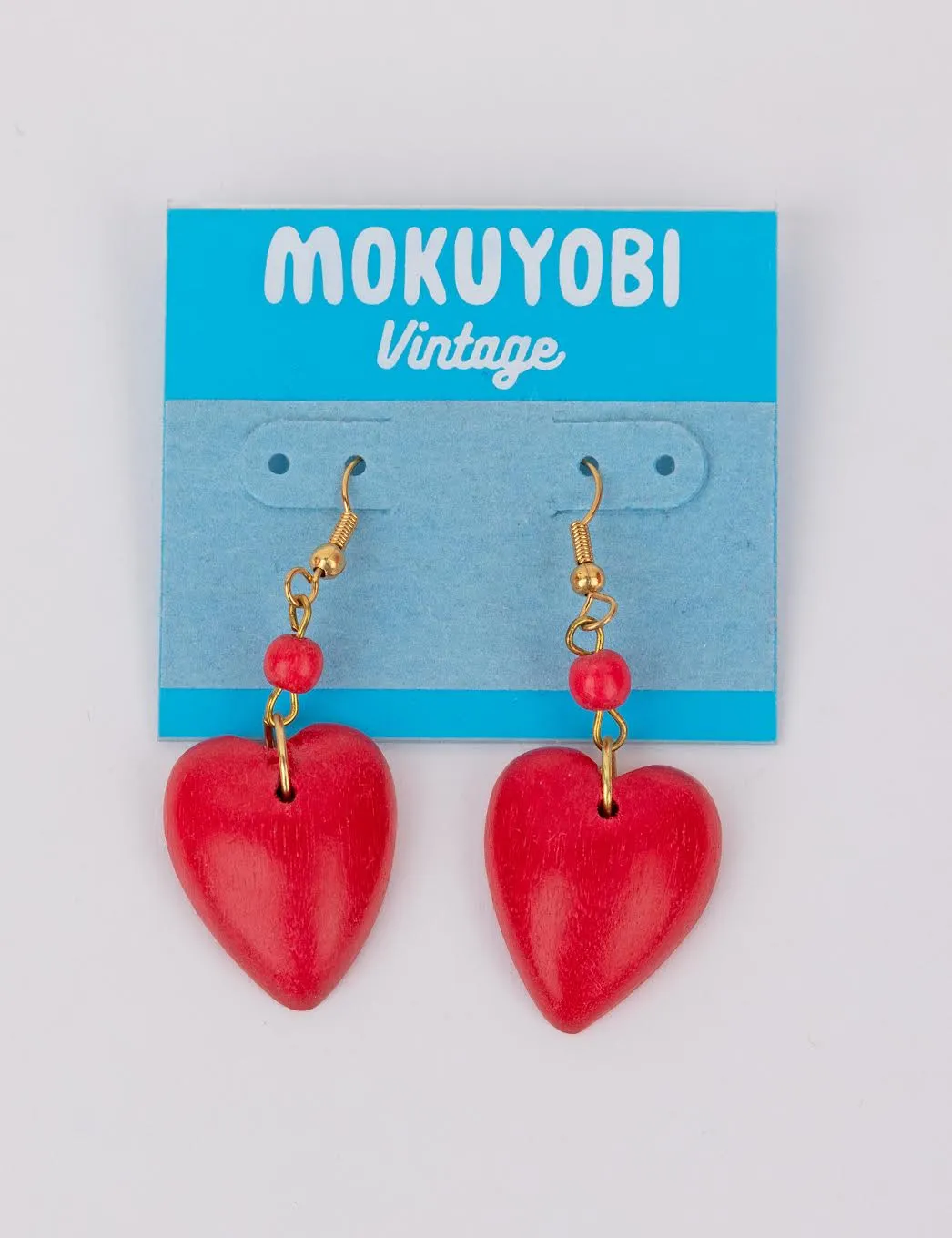True Heartbead Vintage Earrings sold by Mokuyobi product image thumbnail 2
