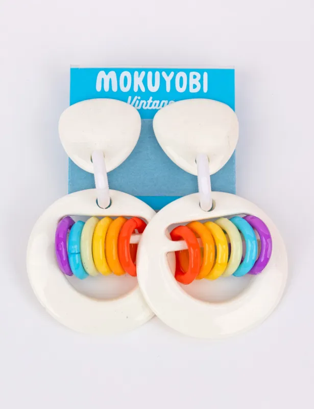 Lunar Orbit Vintage Earrings sold by Mokuyobi