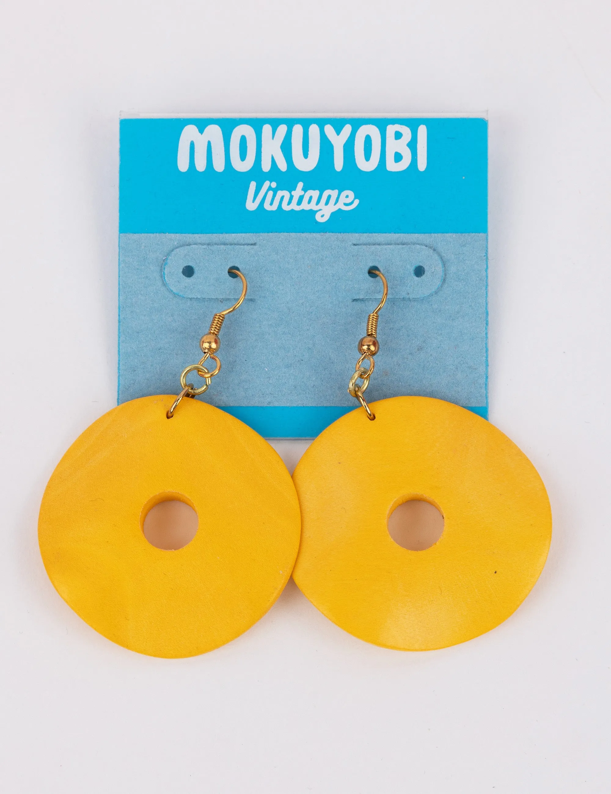 Bagel Chip Vintage Earrings sold by Mokuyobi product image thumbnail 2