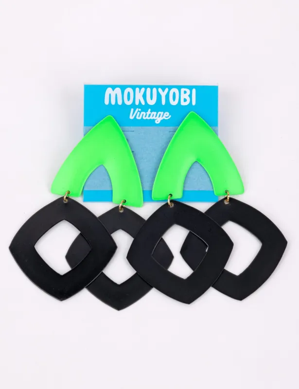 Vortex Vintage Earrings sold by Mokuyobi