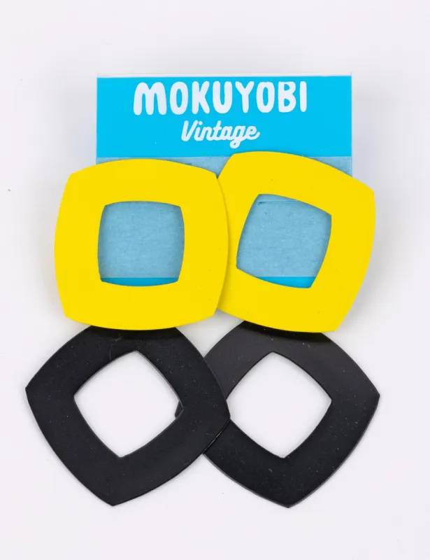 Bumblebee Vintage Earrings sold by Mokuyobi