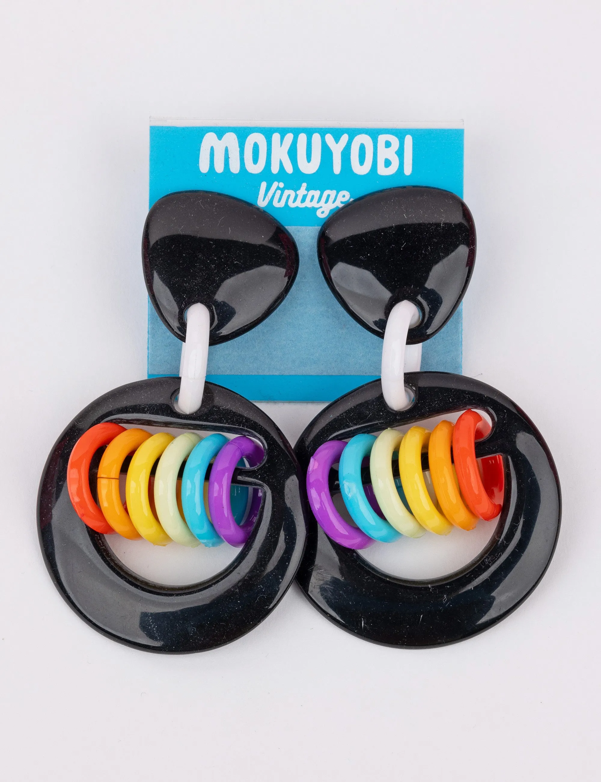 Black Hole Vintage Earrings sold by Mokuyobi