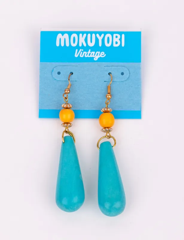Mermaid Goblet Vintage Earrings sold by Mokuyobi