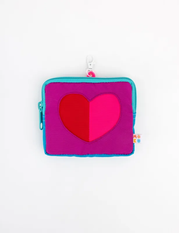 Full Heart Keychain Pouch sold by Mokuyobi