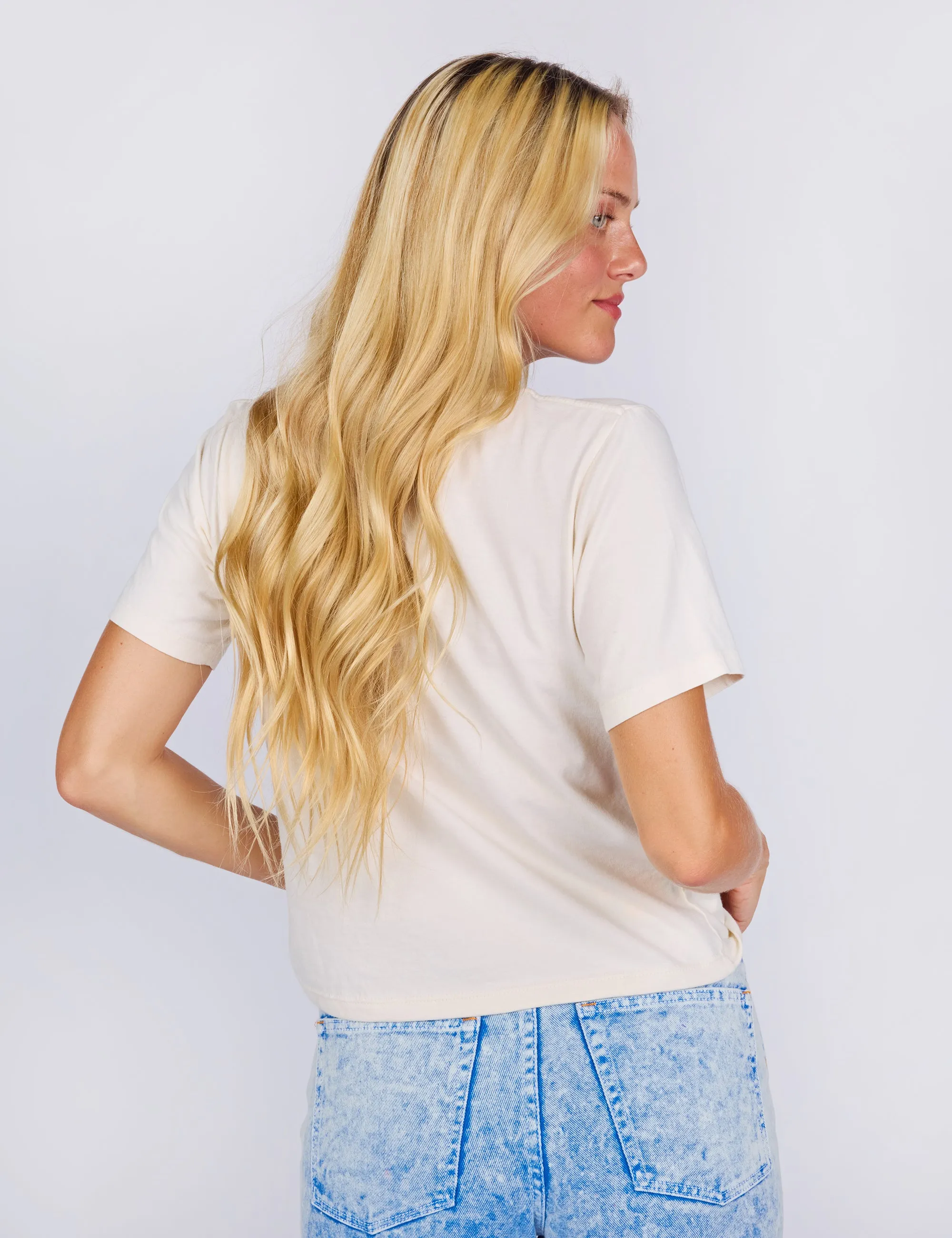 Sample Sale Little Top Big Pants Crop Tee sold by Mokuyobi product image thumbnail 4