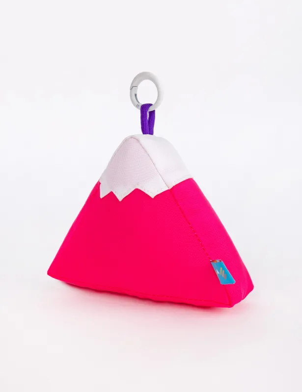 Hot Pink Mountain Keychain Charm sold by Mokuyobi