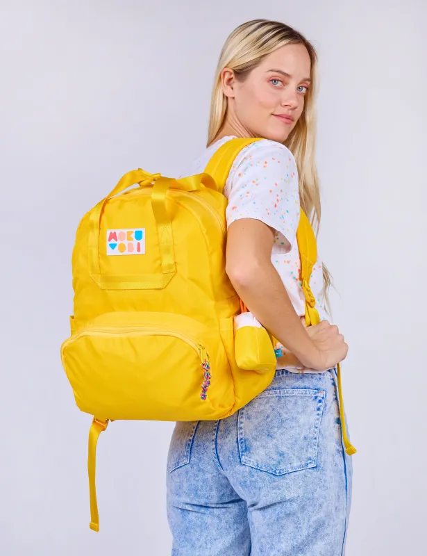 Marigold Atlas Backpack sold by Mokuyobi