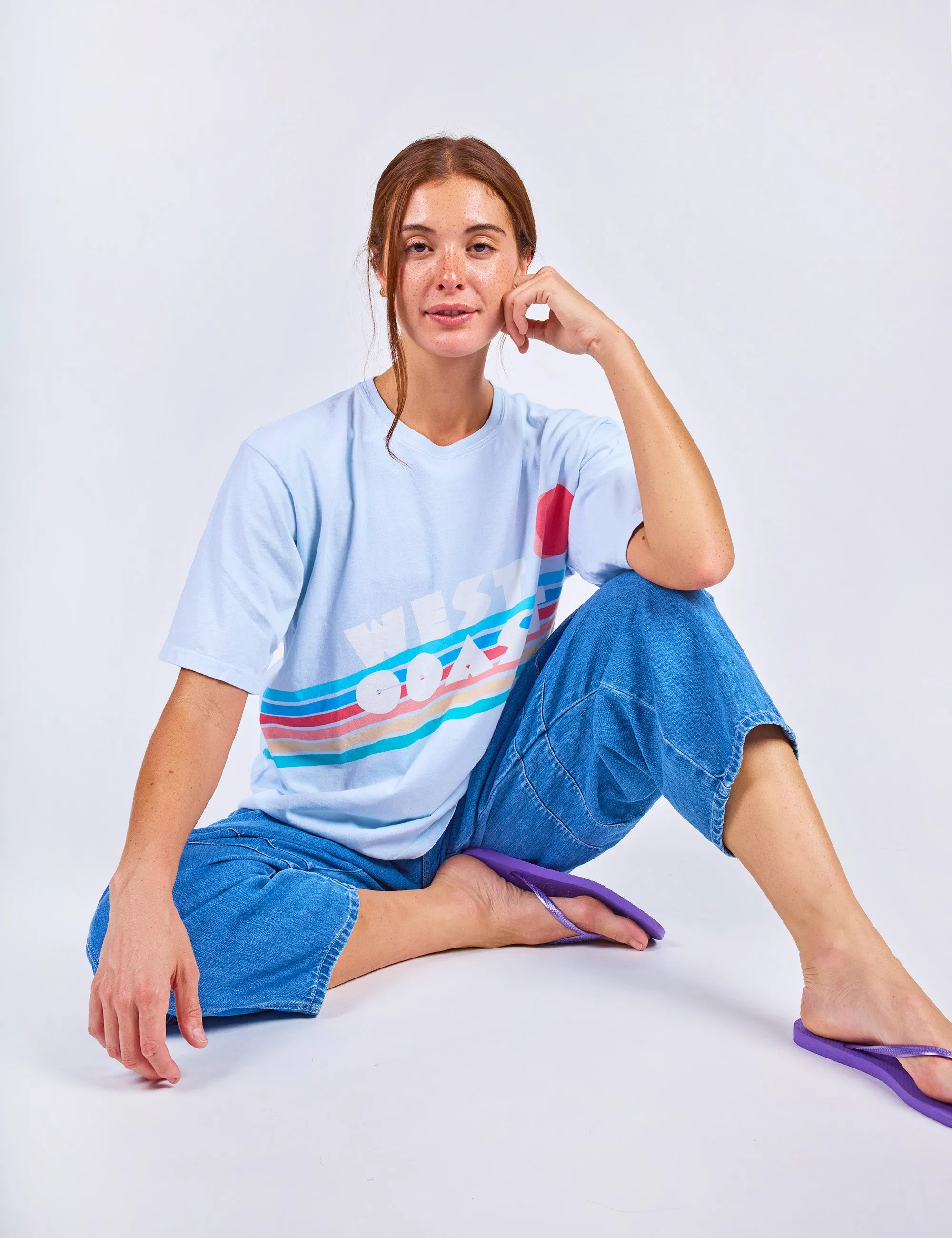 West Coast Oversized Beach Tee sold by Mokuyobi product image thumbnail 2