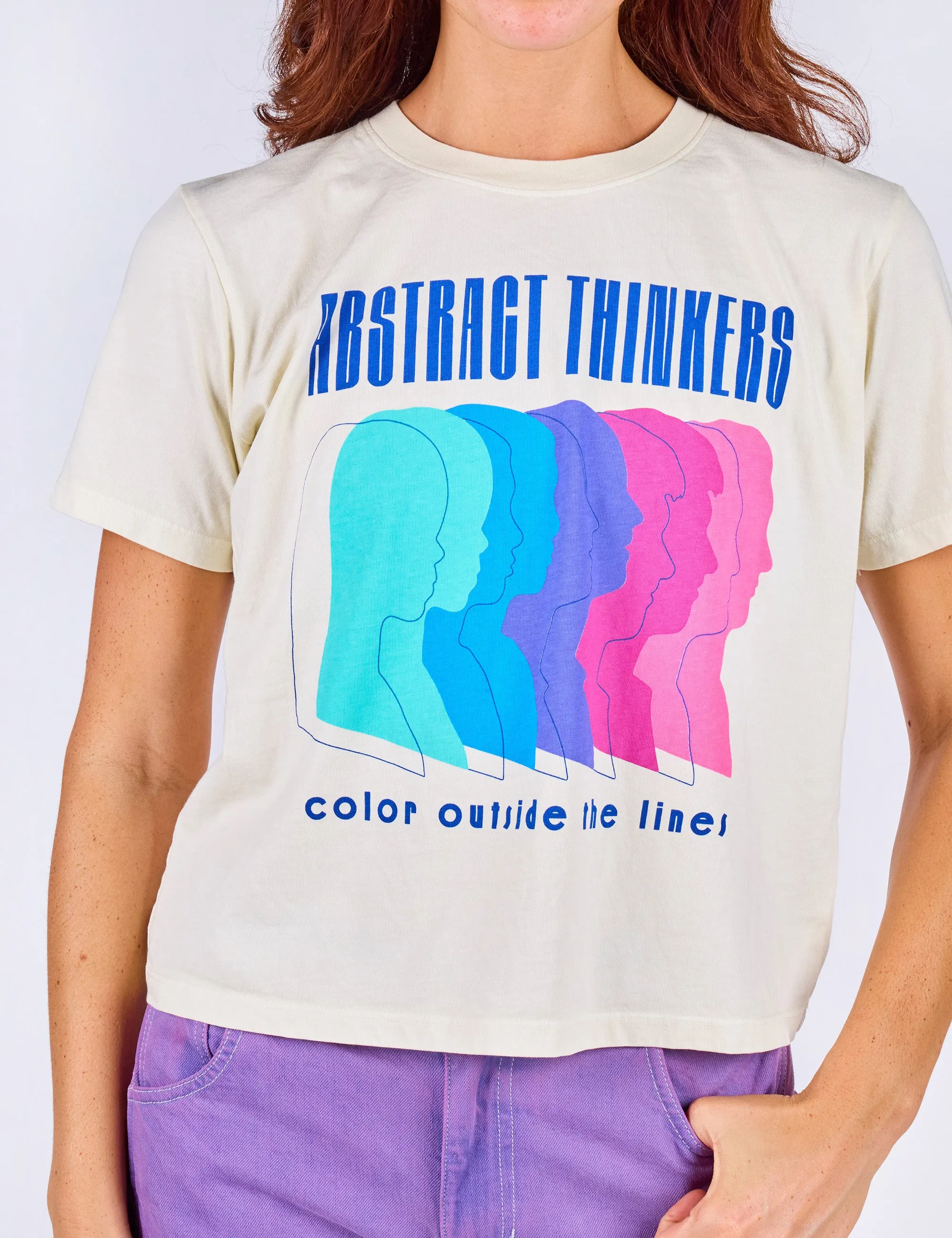 Abstract Thinkers Crop Tee sold by Mokuyobi product image thumbnail 2