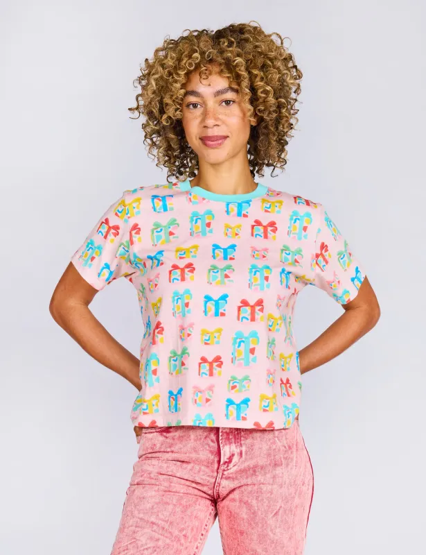 Presents Crop Tee sold by Mokuyobi