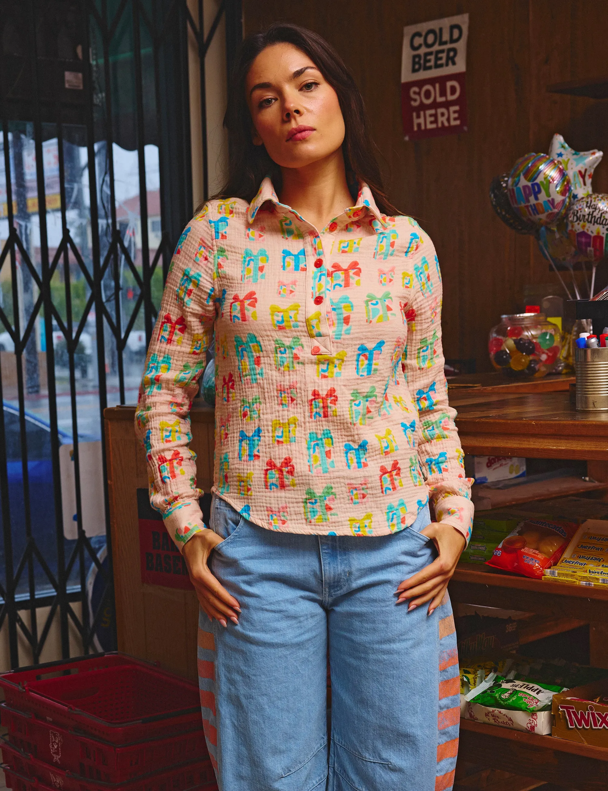 Presents Welly Blouse sold by Mokuyobi product image thumbnail 3