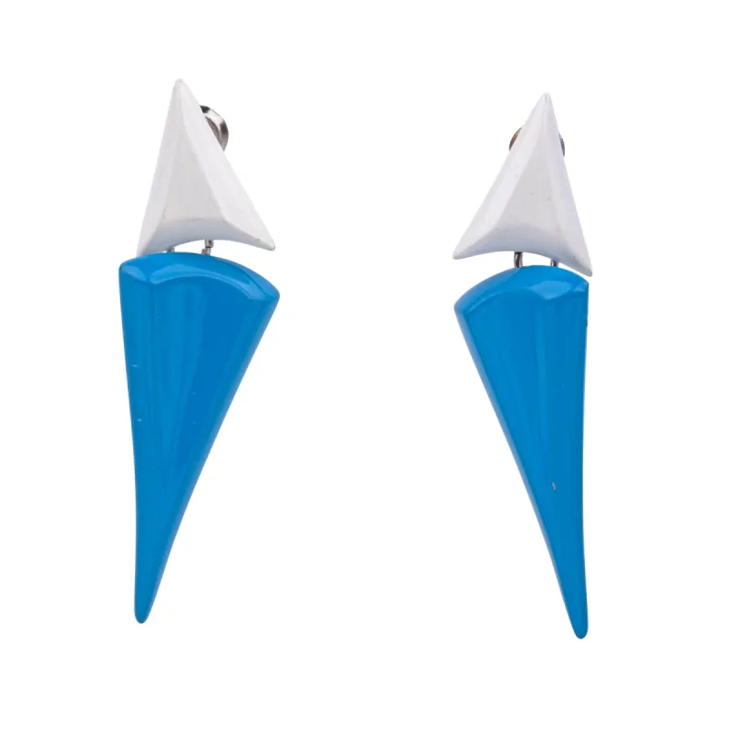 Blue Point Vintage Earrings sold by Mokuyobi