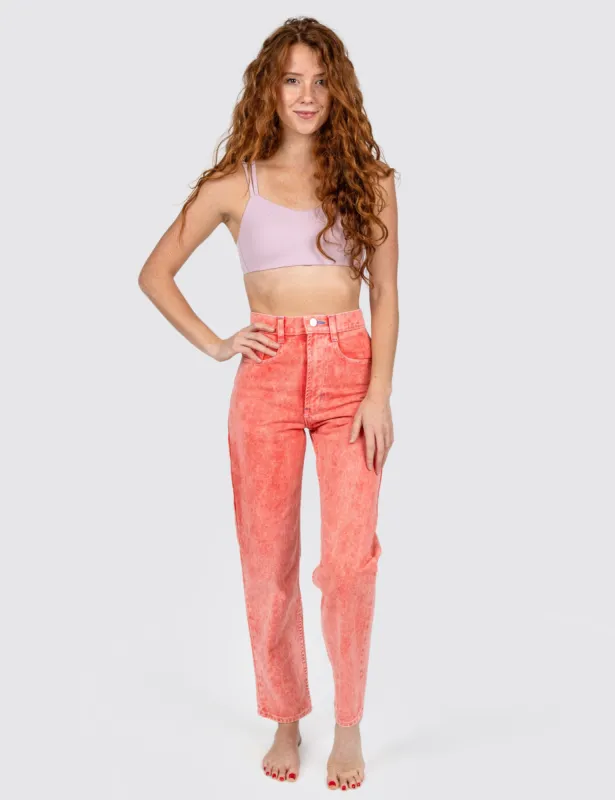 Cherry Acid Wash Denim Jeans sold by Mokuyobi