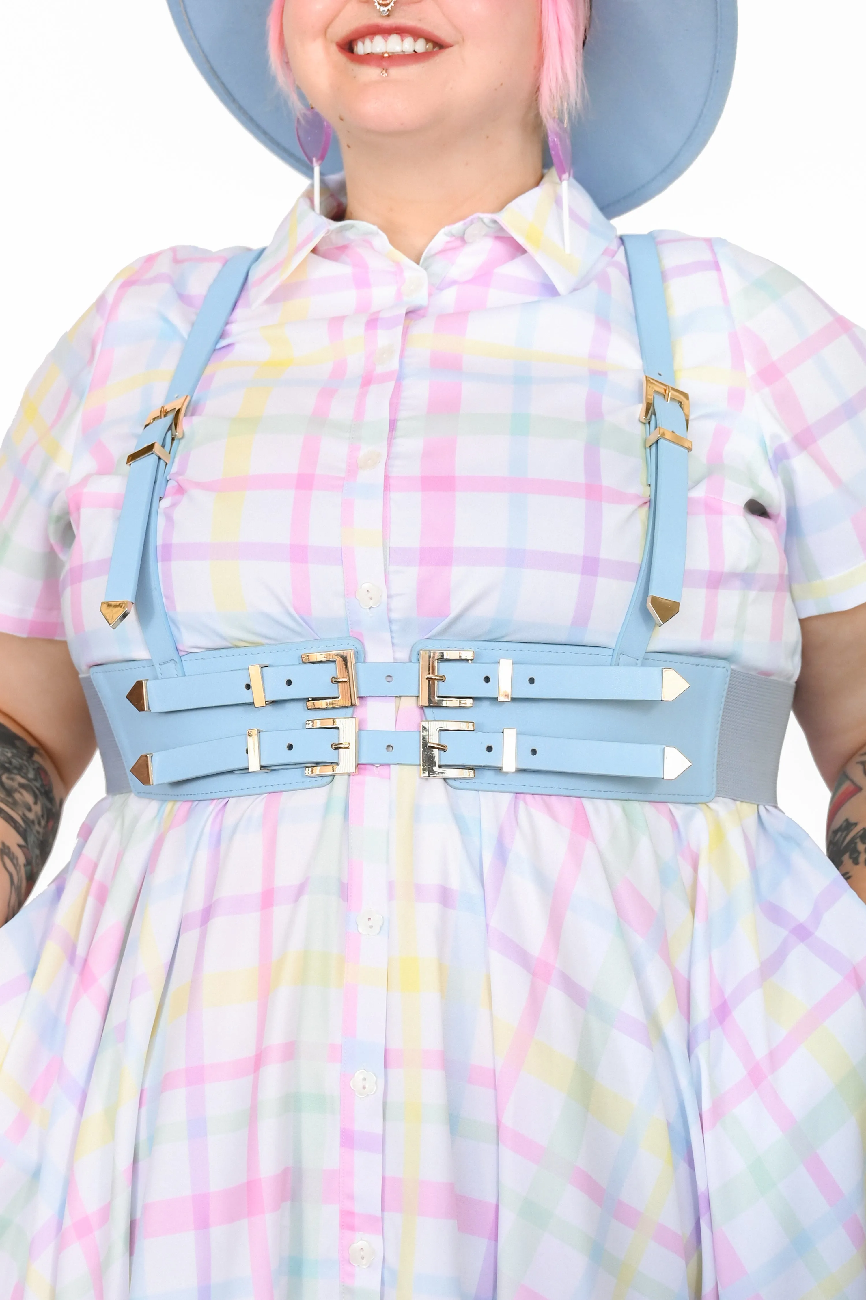 Blue Adjustable Harness sold by My Violet